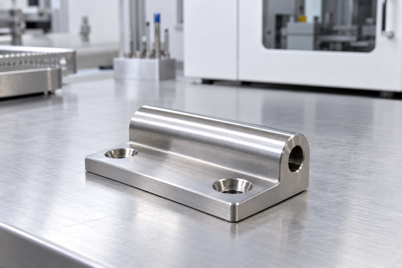 316L-Scharnierblock für Medizingeräte: repräsentatives CNC-Fertigungsbeispiel