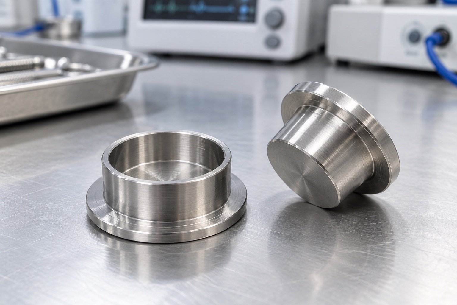 316L-Federtopf für medizinische Instrumente: repräsentatives CNC-Drehbeispiel