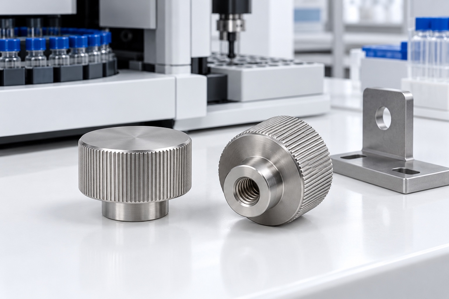 316L-Gewinde-Stellknopf für medizinische Instrumente: repräsentatives CNC-Drehbeispiel