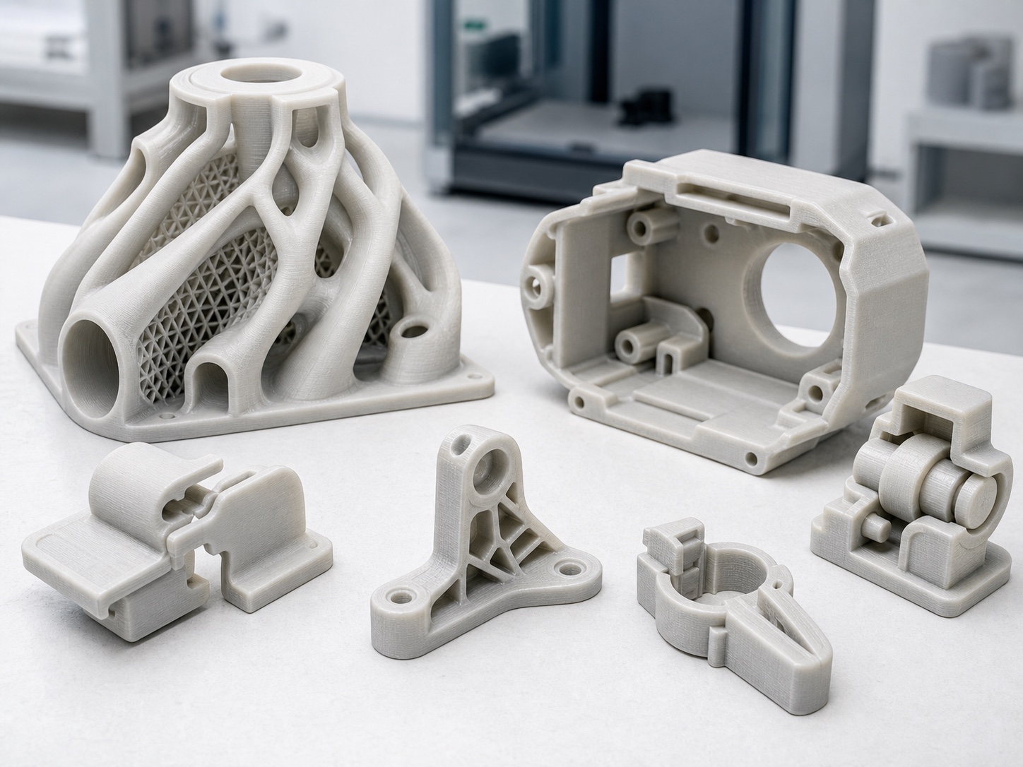 Prototipos impresos en 3D y piezas de verificación para validación de diseño
