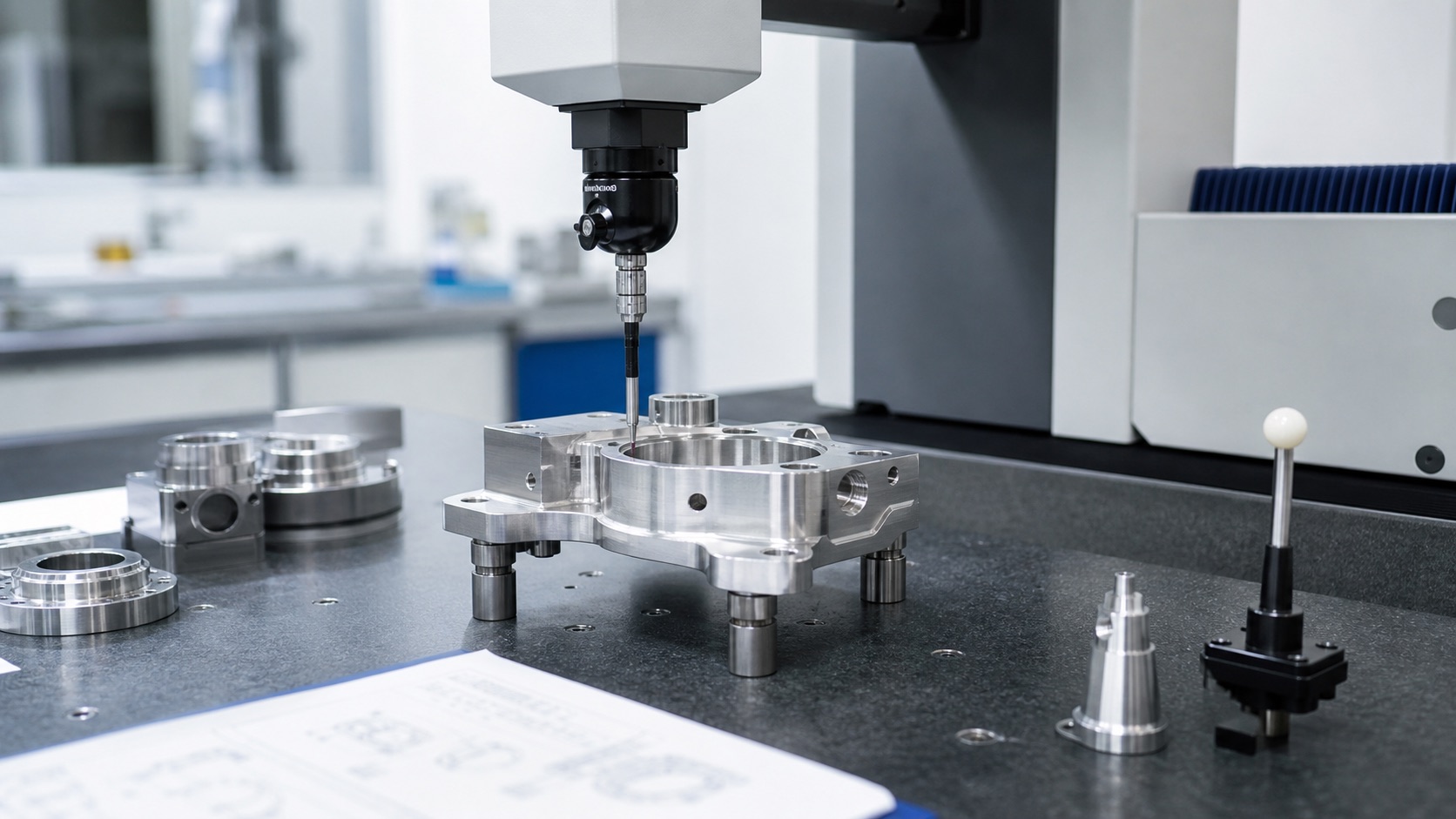 CMM inspection for custom precision CNC machined parts