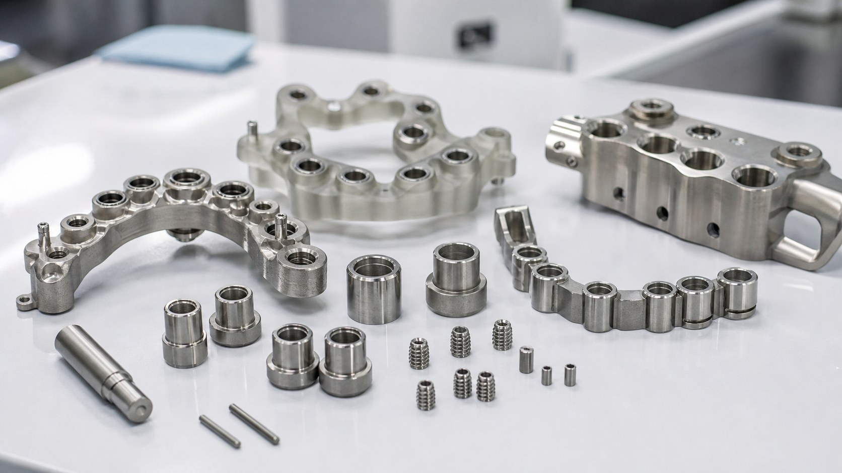 CNC-Bearbeitung von dentalen Implantat-Bohrschablonen und Bohrhülsen