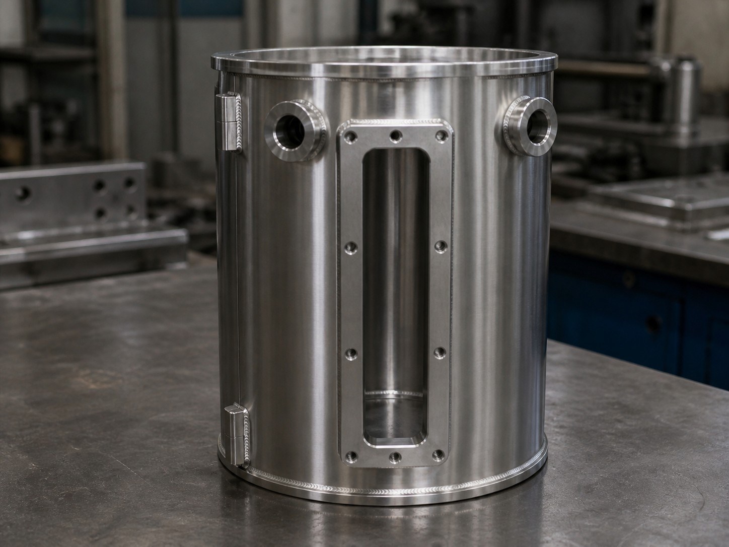 Prototype Machining of a Cylindrical Tank Welded Assembly: Hole-Slot Relationships, Datums, and Burr Control