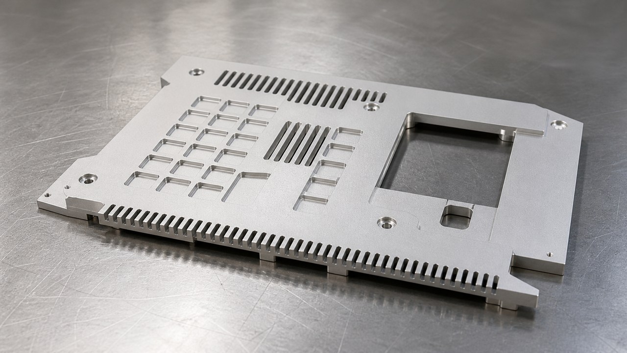 Drawing-Based Machining Plan for an Aluminum Front Protection Plate: Hole-Slot Relationships, Datums and Burr Control