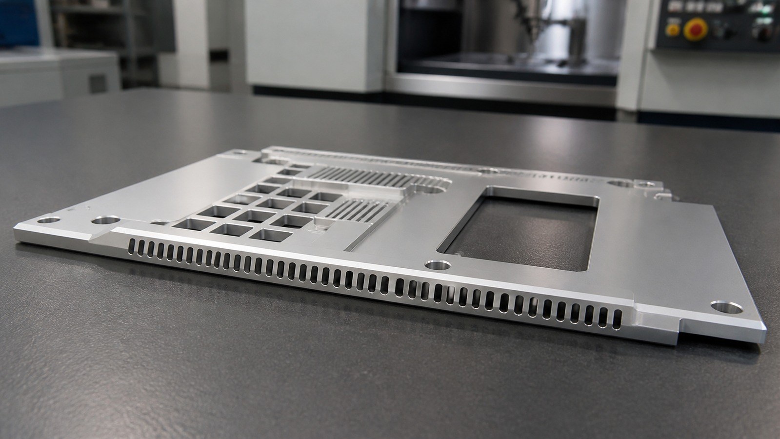 Low-Volume Machining Review of an Aluminum Equipment Front Guard Panel