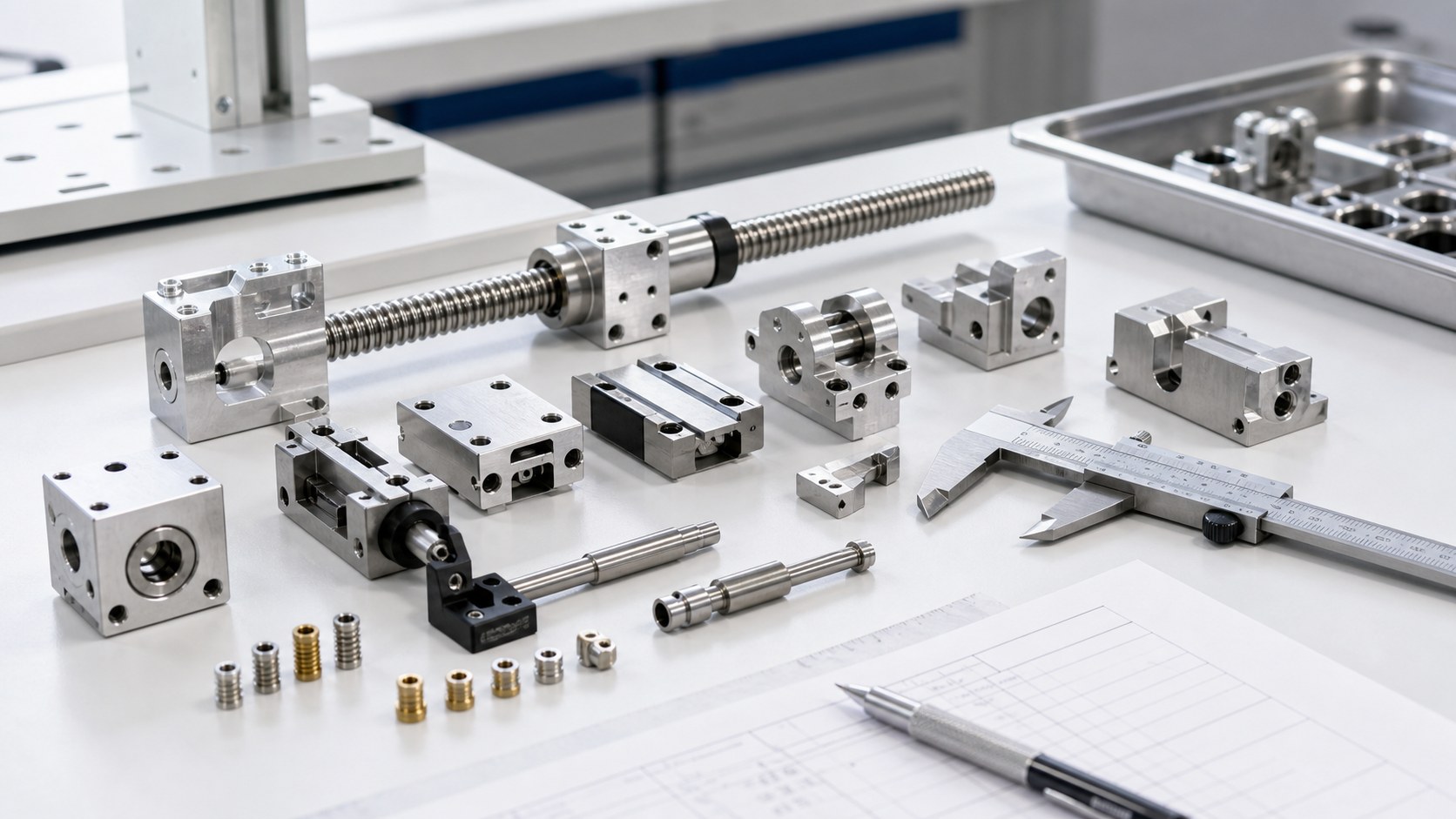 CNC Machining Medical Infusion Pump and Syringe Pump Drive Components