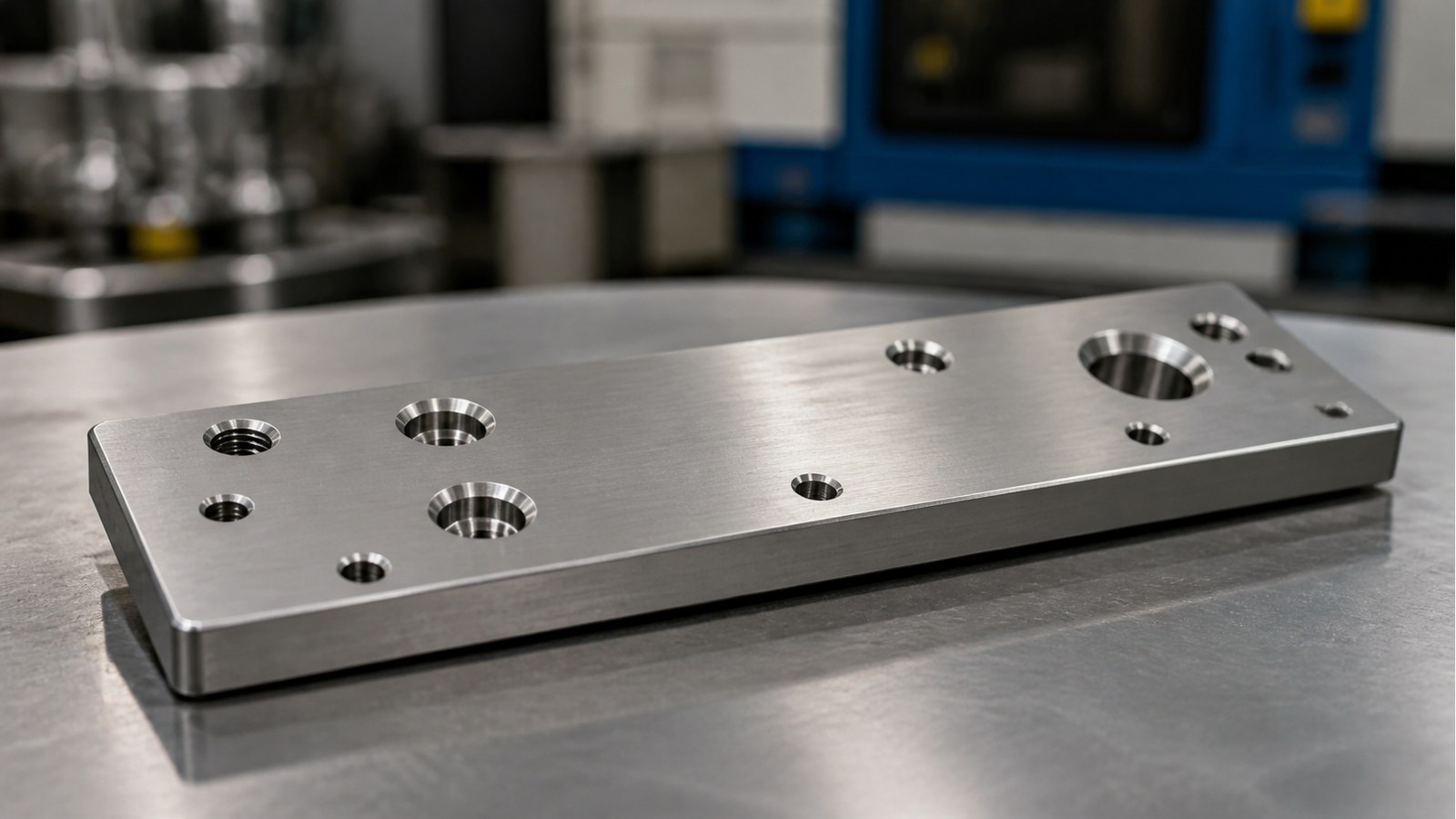 Machining Case for a Rectangular Mounting Block Used in Custom Automation Assembly Equipment: Hole Relationships and Burr Control