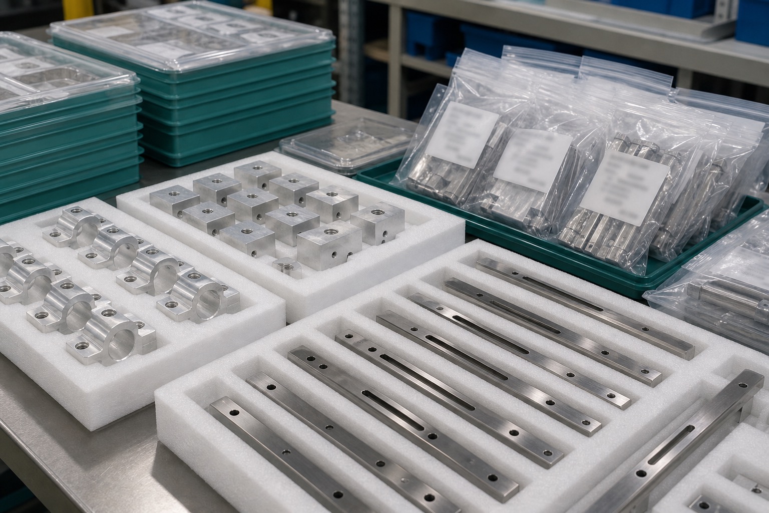 CNC-Bearbeitung von Teilen für medizinische Sterilisationsgeräte: Schienen, Halter und Trays
