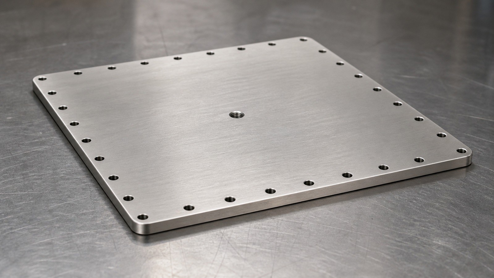 Prototype Machining of a Square Bottom Cover Plate for Custom Automation Assembly Equipment