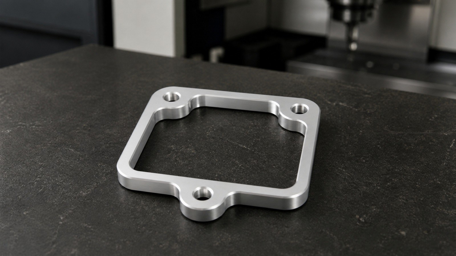 Revision tecnica de mecanizado CNC: Low-Volume Machining Review of a Square Mounting Frame for Custom Automation Assembly