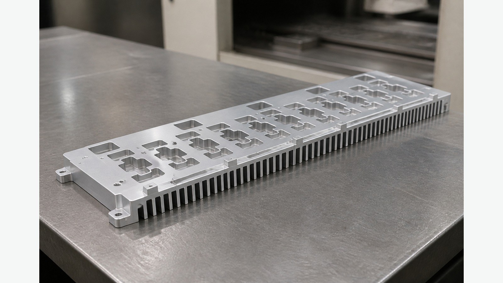 Small-Batch Aluminum Heat Sink Machining for Electronic Cooling Modules: Controlling Hole-Slot Datums and Edge Finishing