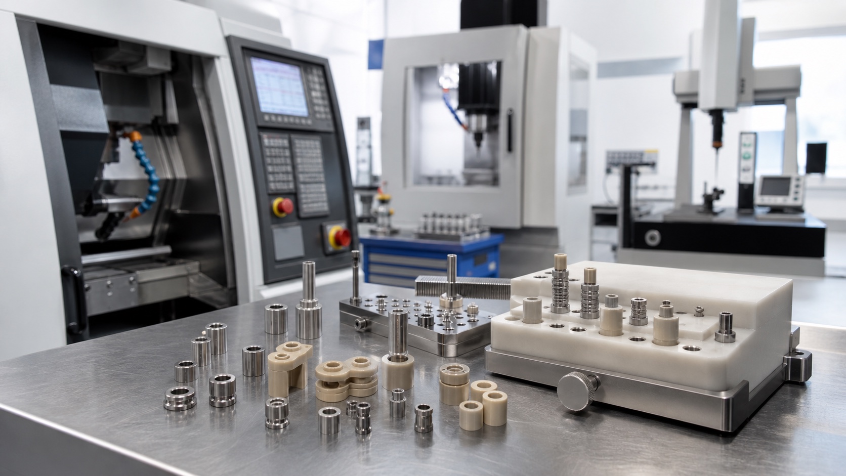 Mecanizado CNC de casquillos guía para implantes dentales y topes de perforación