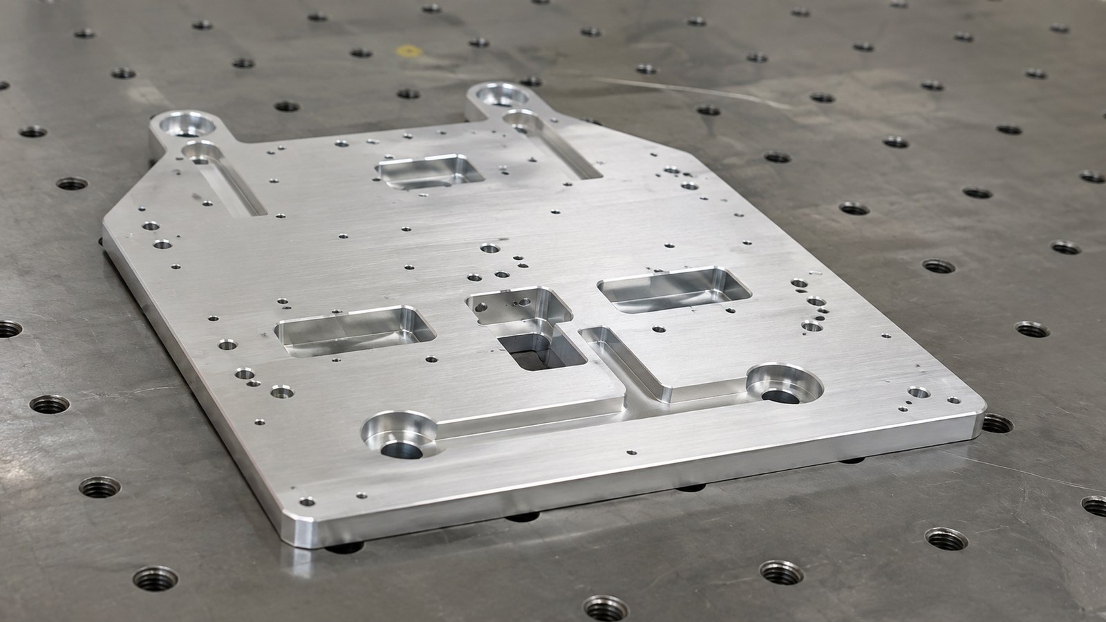 Revision tecnica de mecanizado CNC: Machining Risks in an Aluminum Thin Mounting Plate for Automation Fixtures: Counterbores,