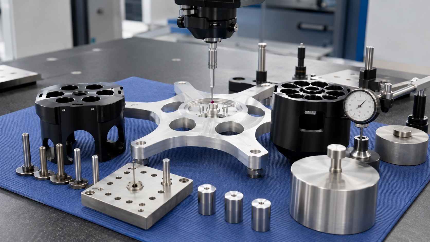 Metrology inspection for concentricity, flatness, runout and hole position
