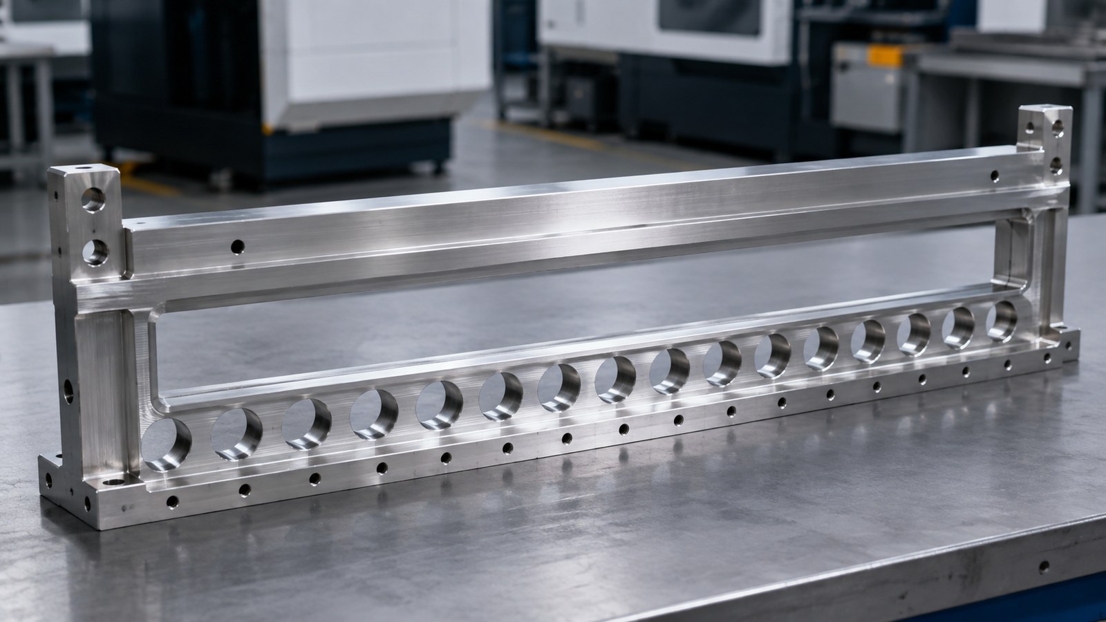 Technische CNC-Bearbeitungsanalyse: Long Frame Prototyping for Custom Automation Assembly Equipment: Planning Hole-and-Slot