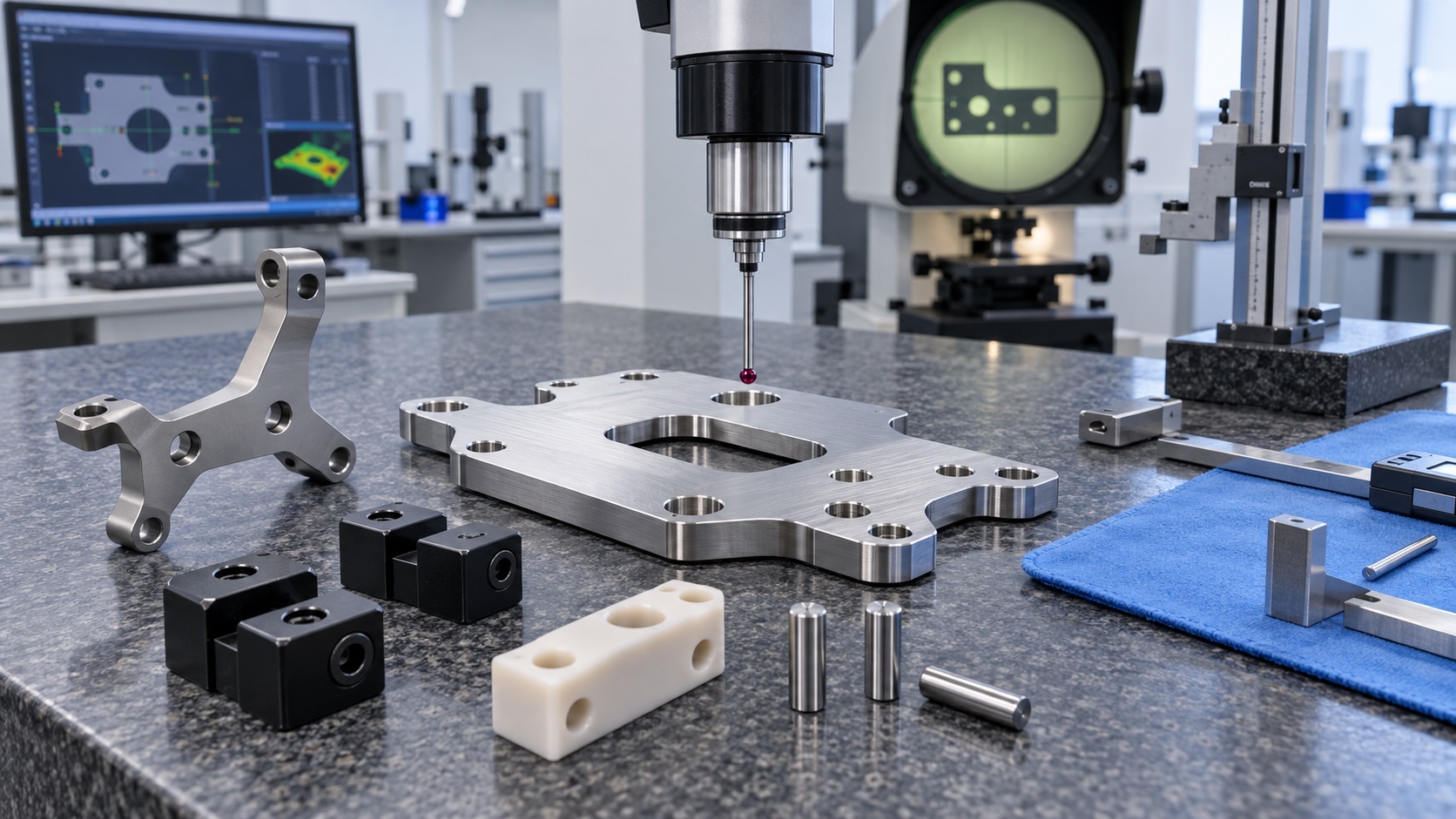 CMM inspection of surgical navigation machined components