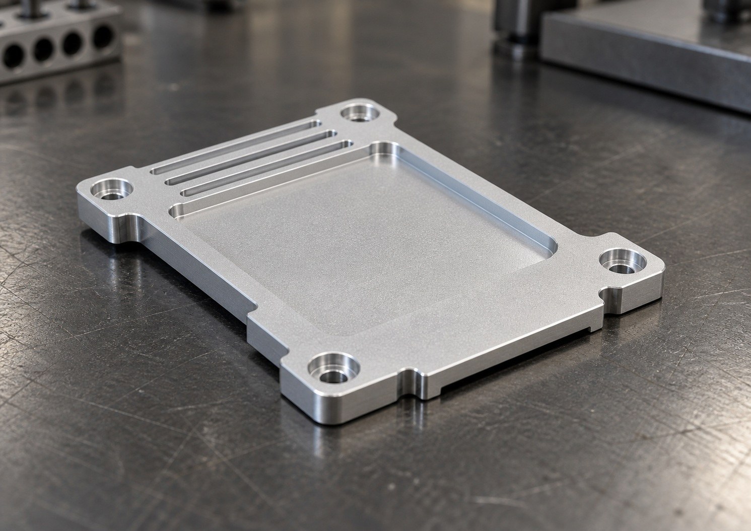 Bearbeitungsanalyse fuer eine duennwandige Aluminiumabdeckung in der Automatisierung