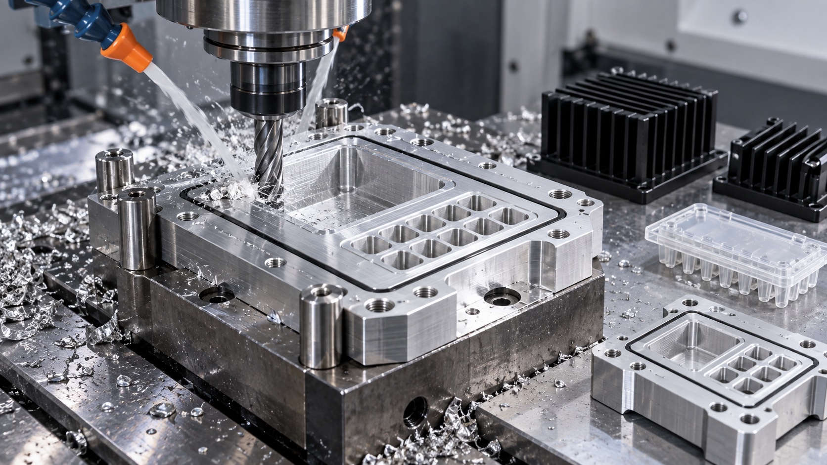 Proceso CNC del portador PCR