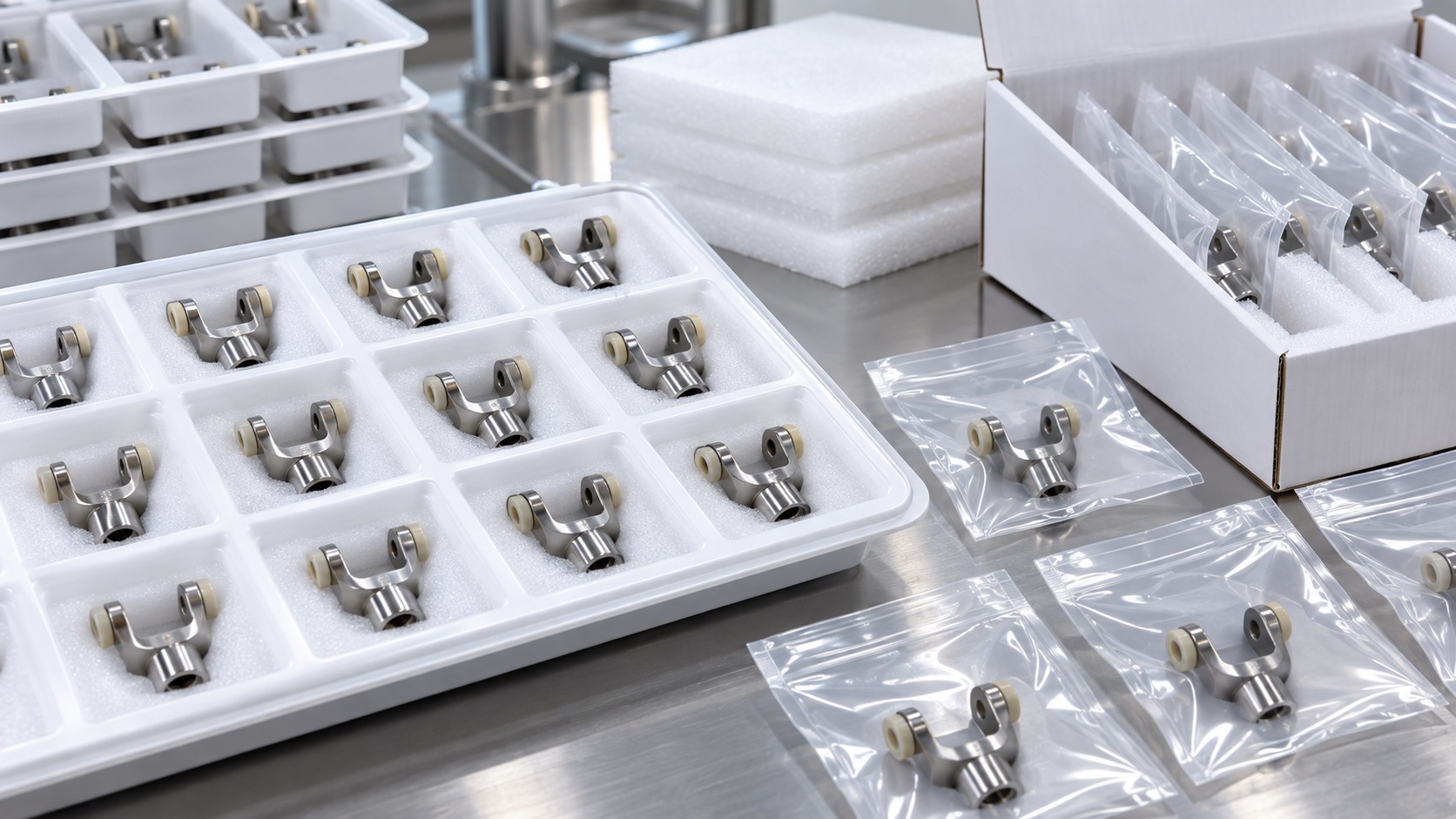Clean packaging for yoke assemblies