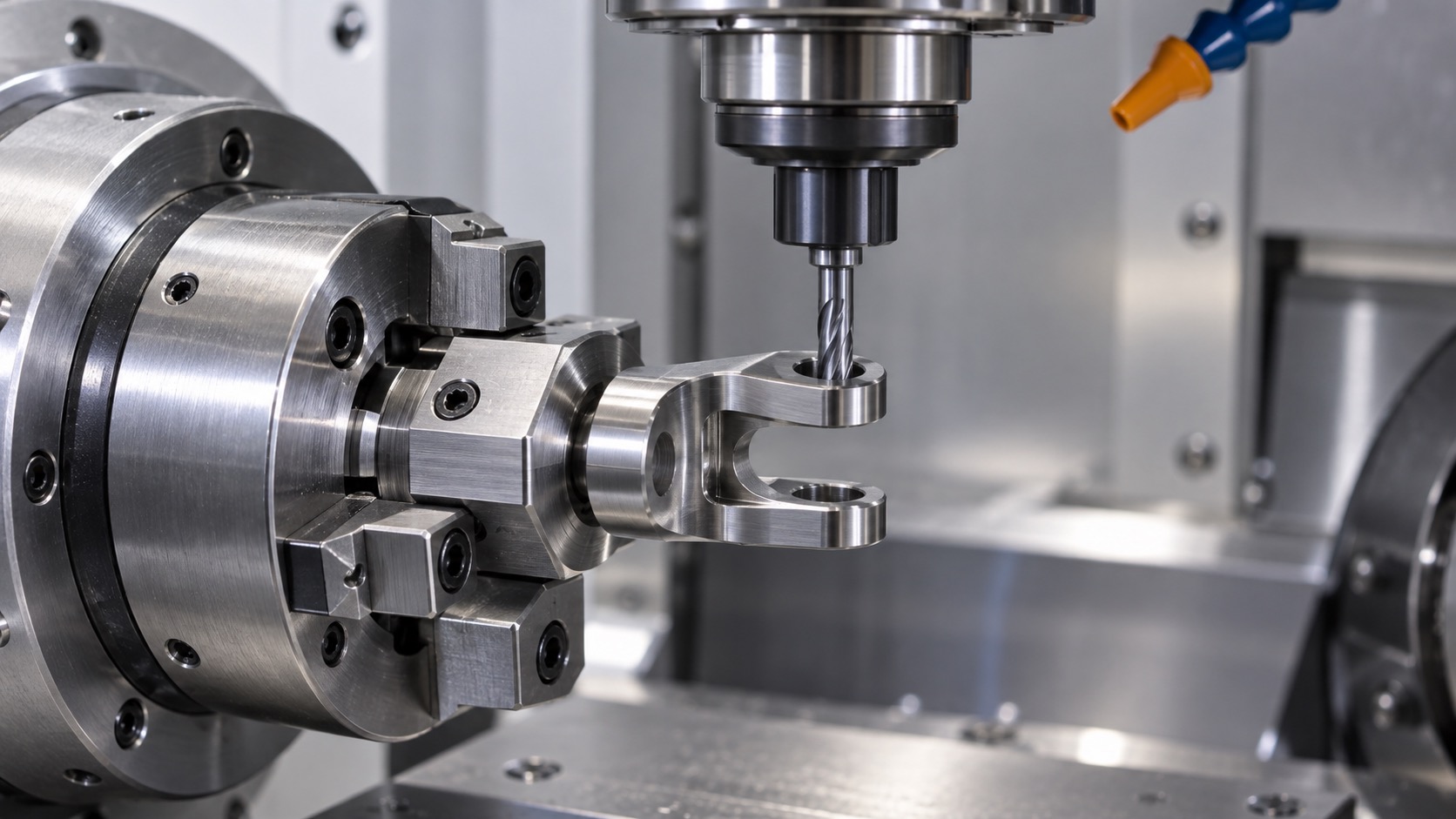 Mecanizado CNC de horquilla 316L