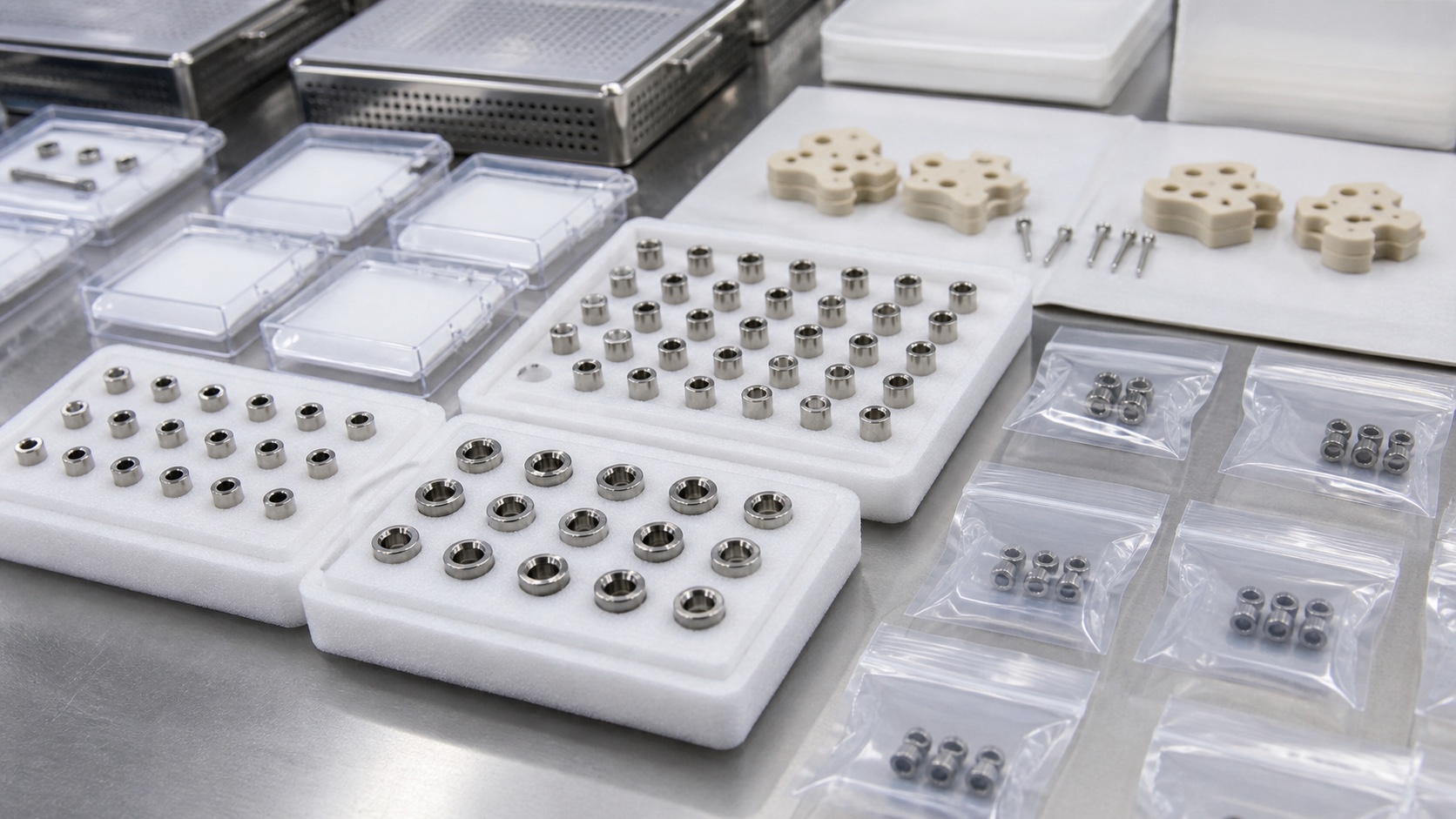 Clean protective packaging with lot control