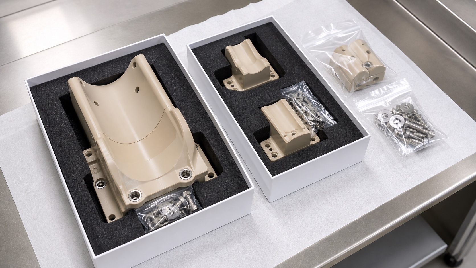 Getrennte Verpackung für geschützte Lieferung