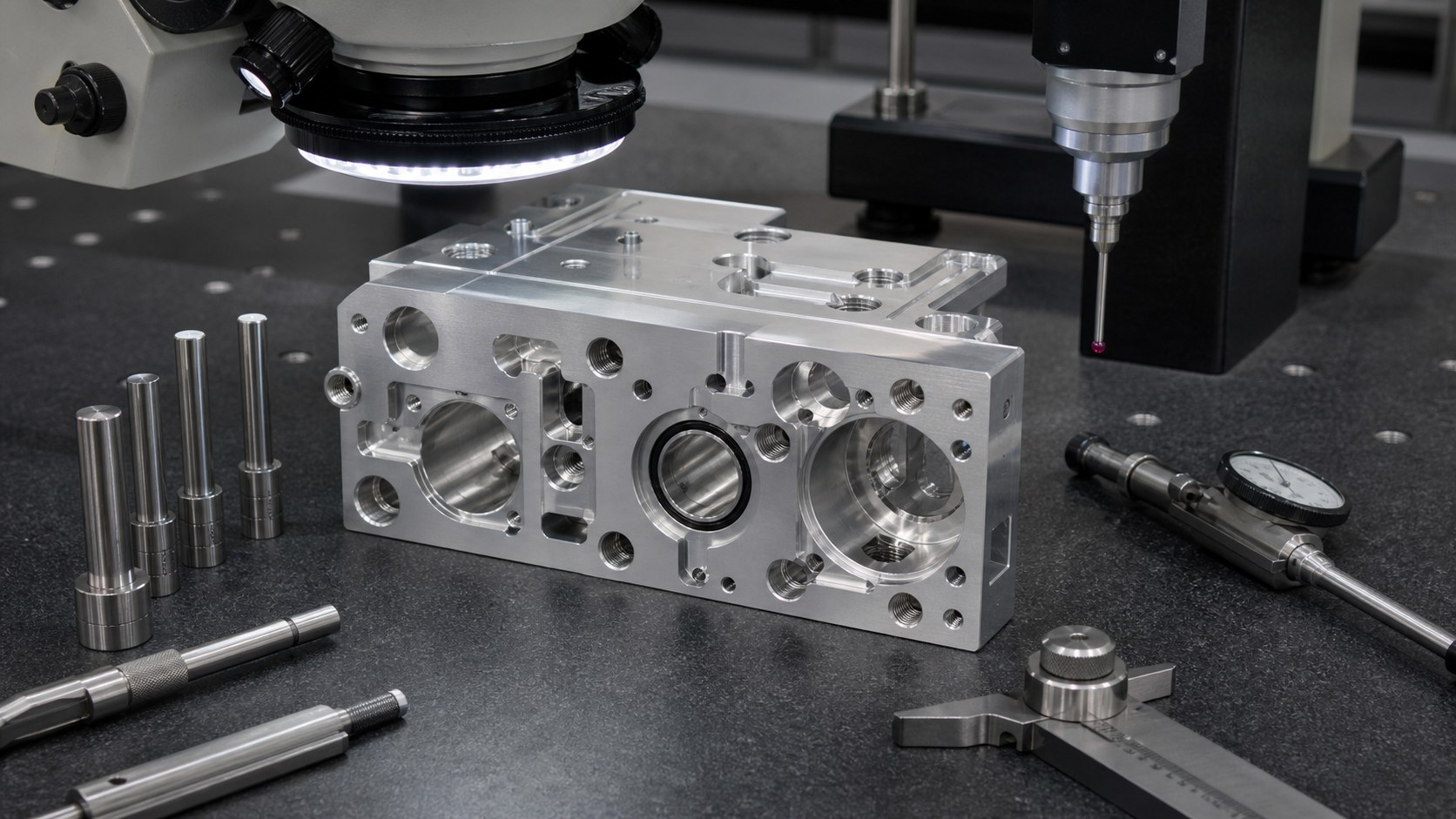 Inspection of bore alignment, sealing lands and gas-contact edges