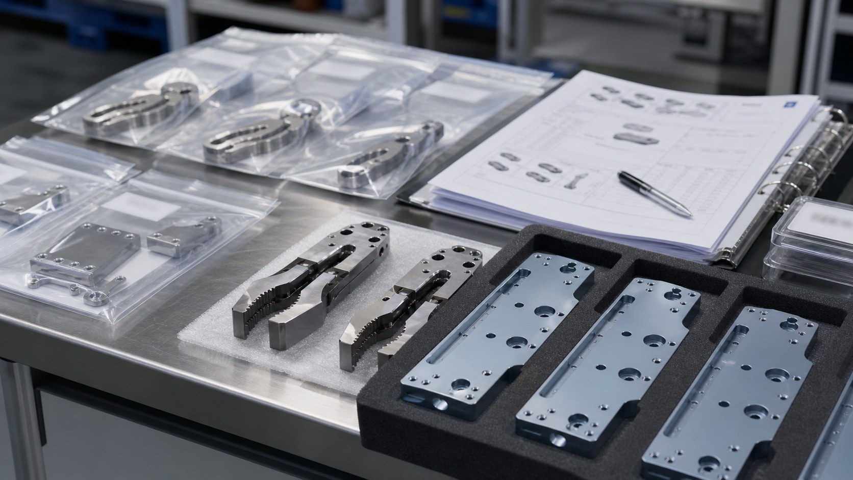 Clean protected packaging with revision and lot traceability