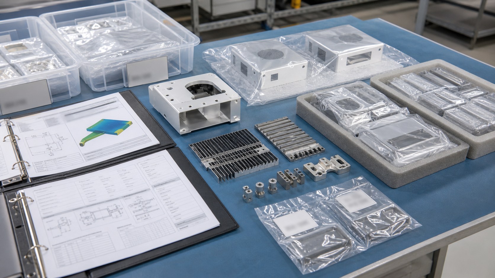 Clean protected packaging with lot and revision traceability