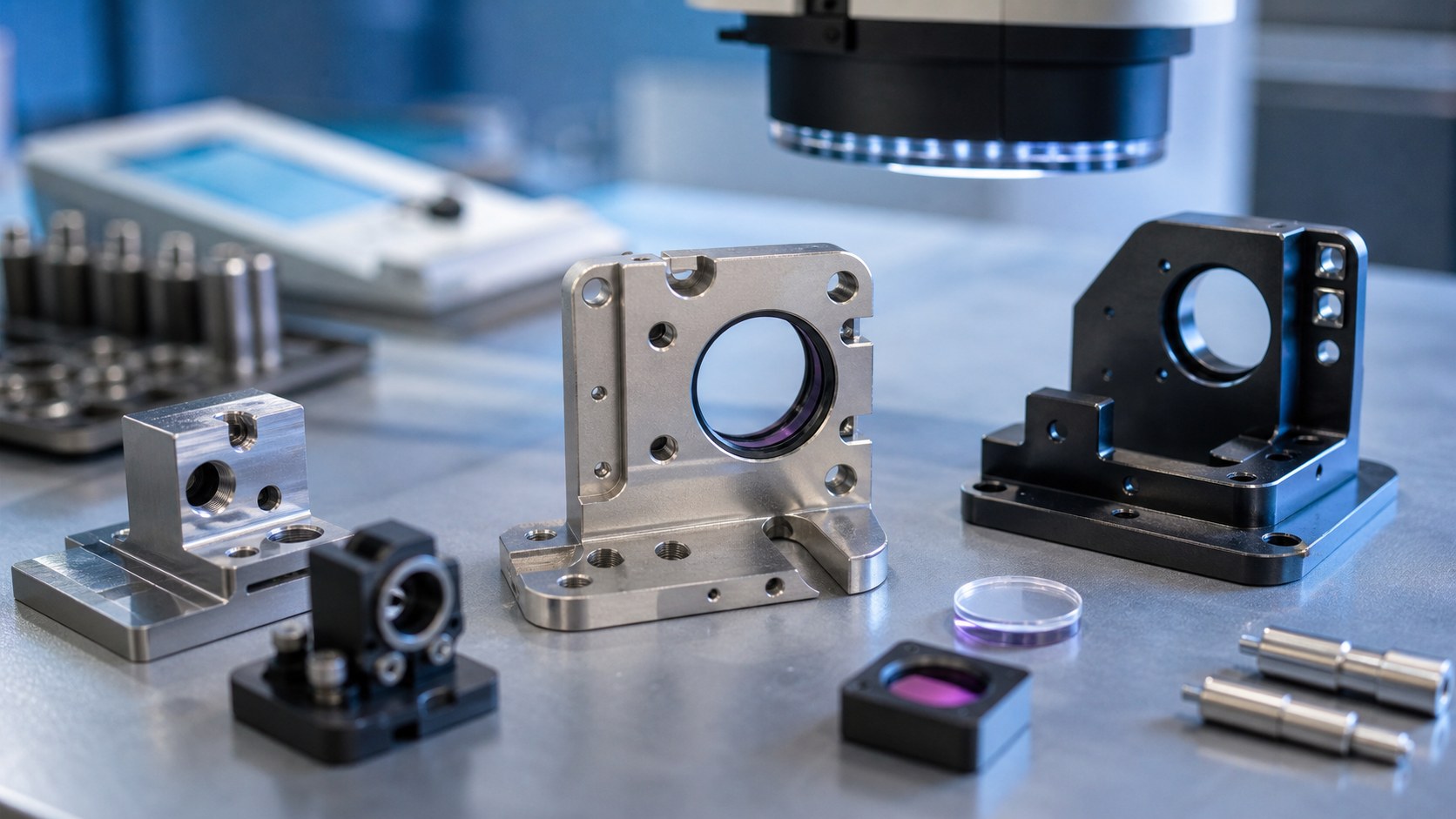 Inspection of optical sensor datums and miniature alignment features