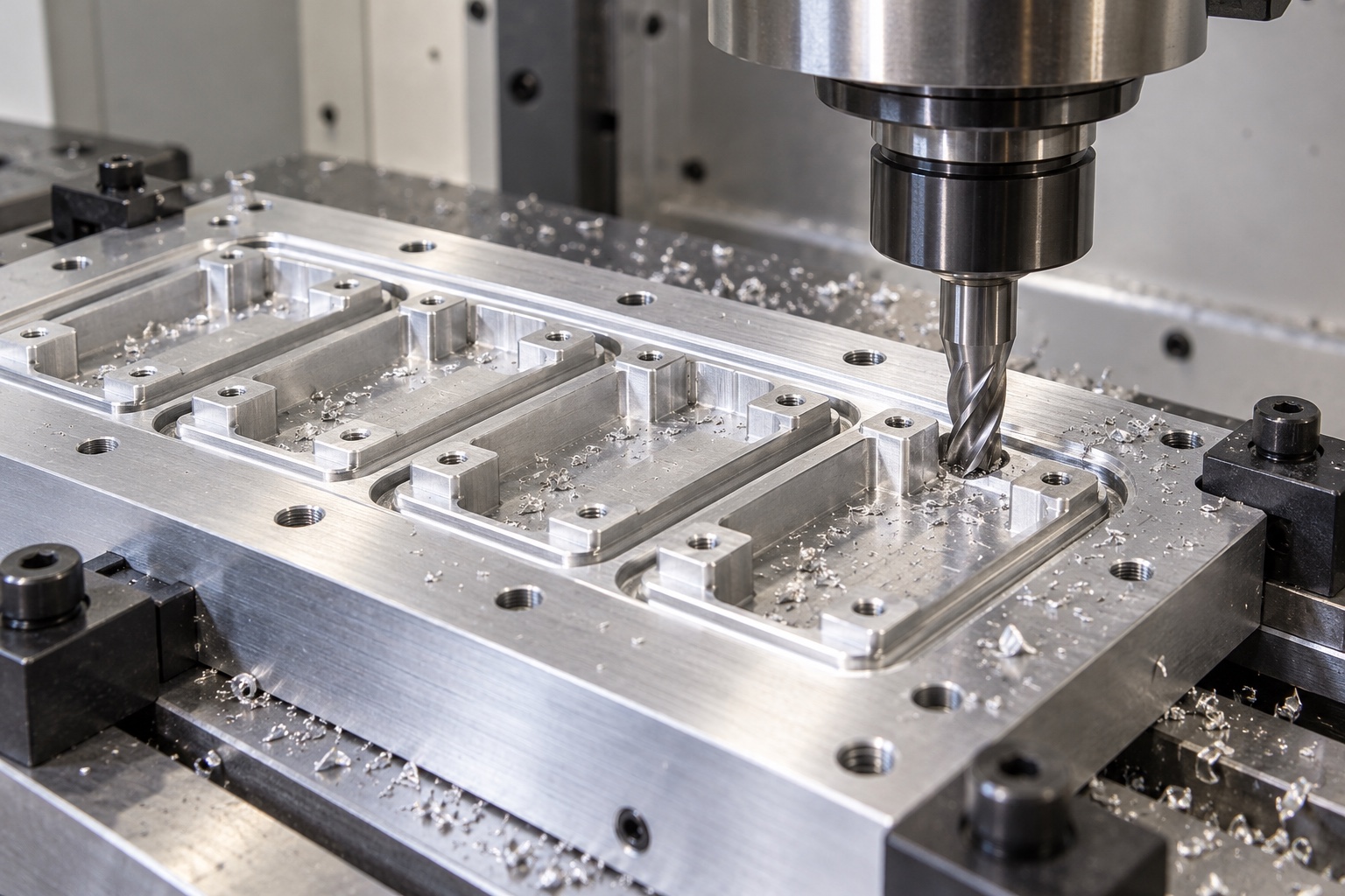Ejemplo ilustrativo de mecanizado CNC: Placa de vacío de aluminio 6061 para cartuchos: ejemplo de fabricación CNC