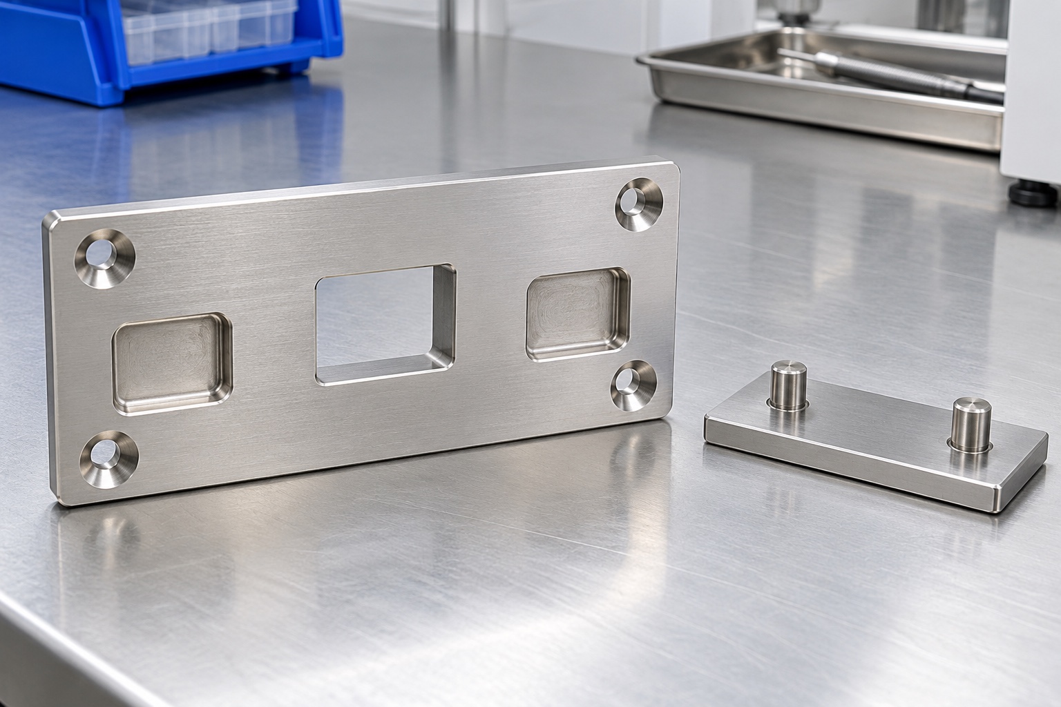 316L Medical Equipment Docking Receiver: Representative CNC Manufacturing Example