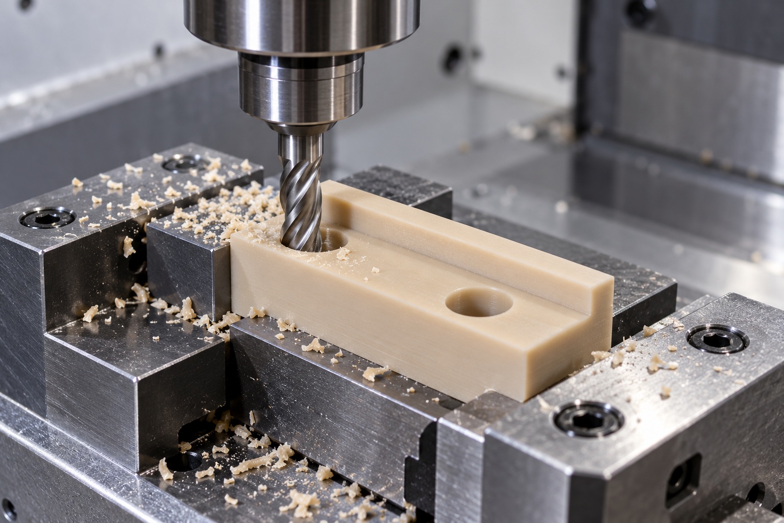 Illustrative CNC manufacturing: PEEK Spacers for Medical Instruments: Stack Heights, Screw Clearances and CNC Inspection