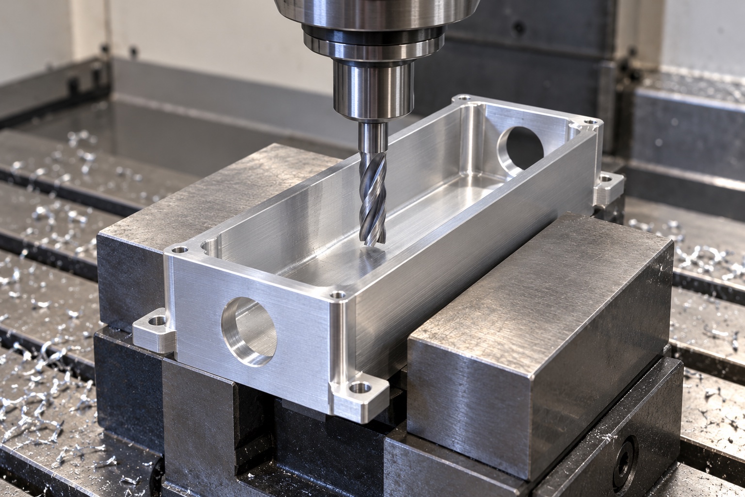 Illustrative CNC manufacturing: 6061 Aluminum Diagnostic Optical Baffle Body: Representative CNC Manufacturing Example