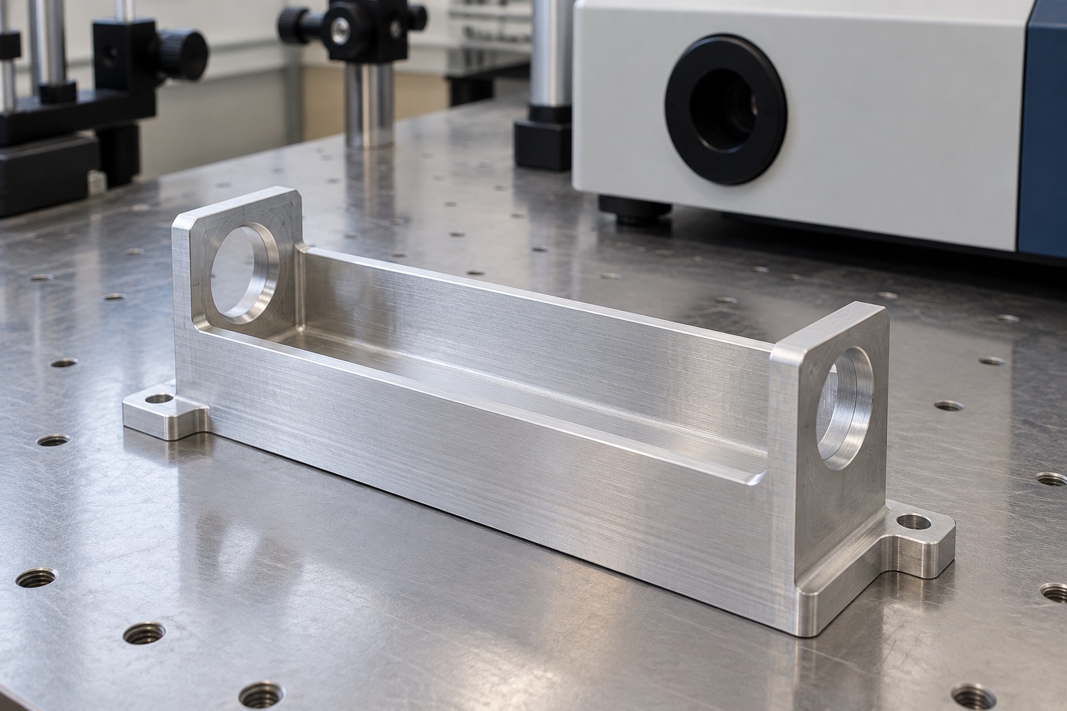 Illustrative component concept: 6061 Aluminum Diagnostic Optical Baffle Body: Representative CNC Manufacturing Example