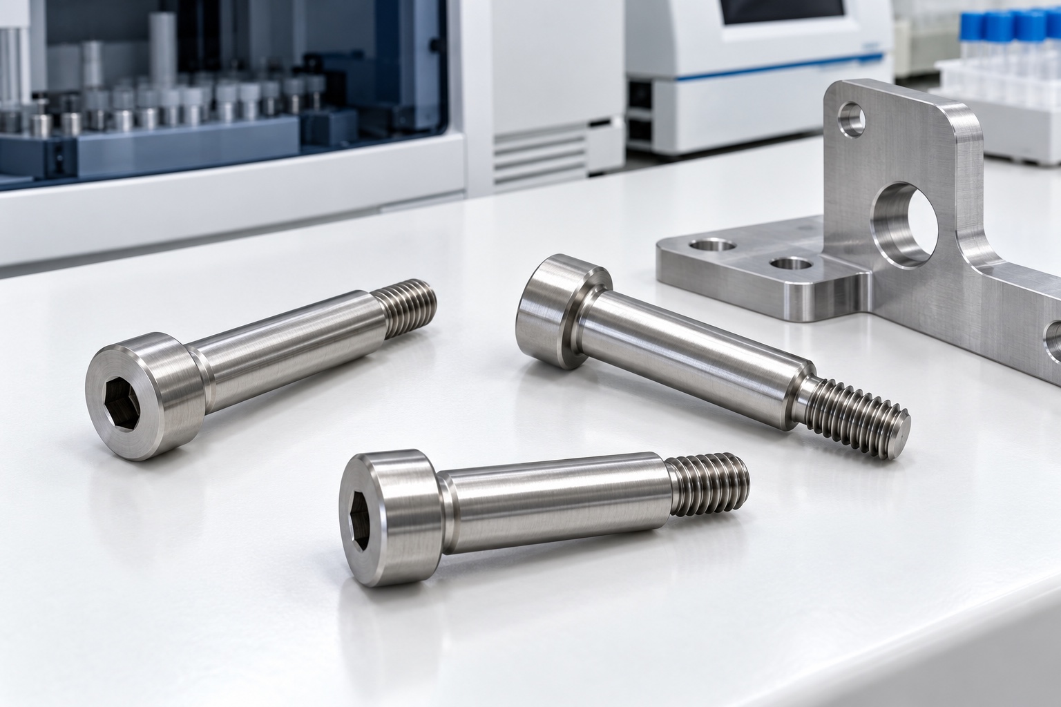 Medical Equipment Shoulder Screws: Shoulder Length, Thread Relief and CNC Inspection