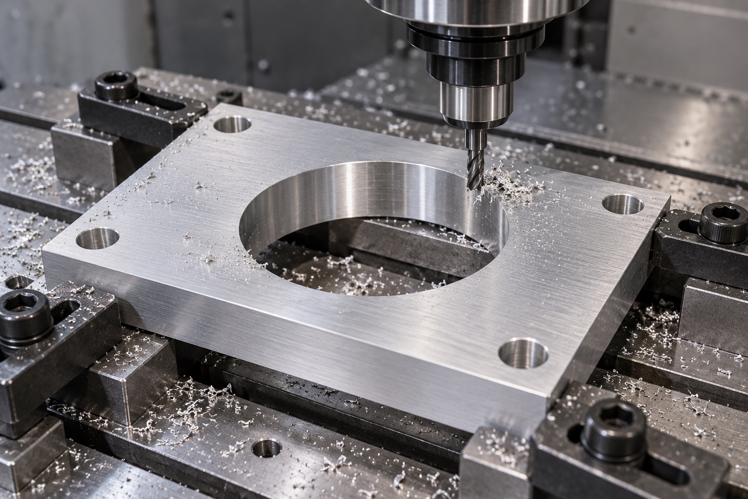 Illustrative CNC manufacturing: Medical Analyzer Miniature-Pump Mounting Plates: Interfaces, Access and CNC Inspection