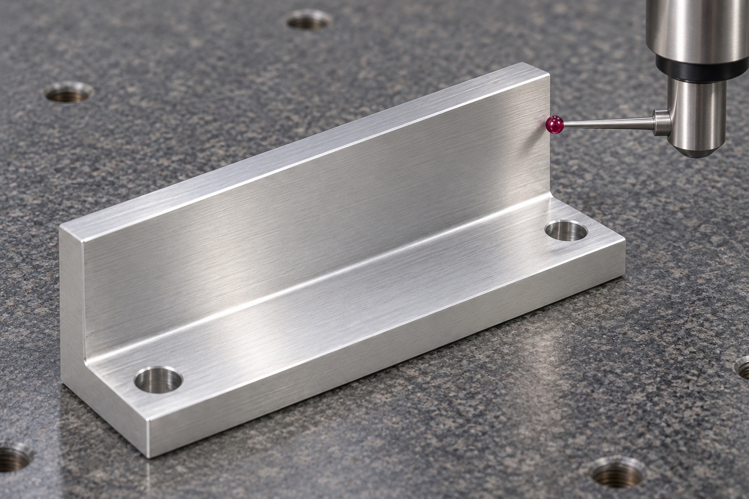 Illustrative inspection setup; no measured result: Medical Analyzer Microplate Clamp Jaws: Contact Ledges, Access and CNC Inspection