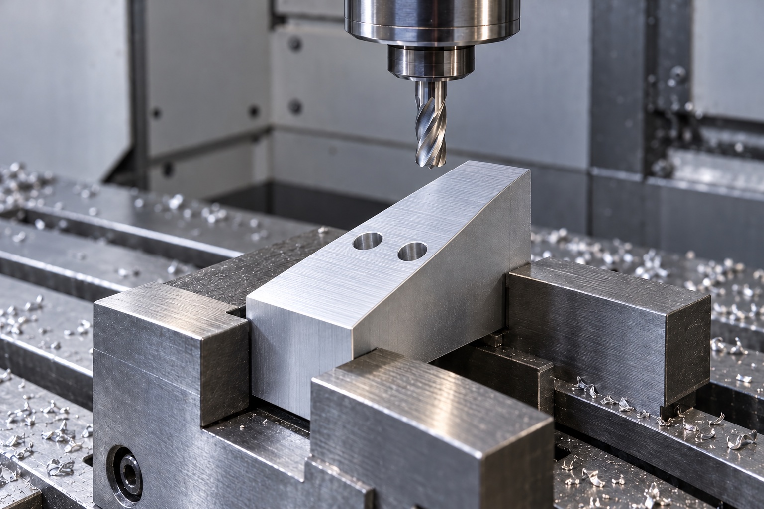 Illustrative CNC manufacturing: 6061 Medical Analyzer Sensor Wedge: Representative CNC Manufacturing Example