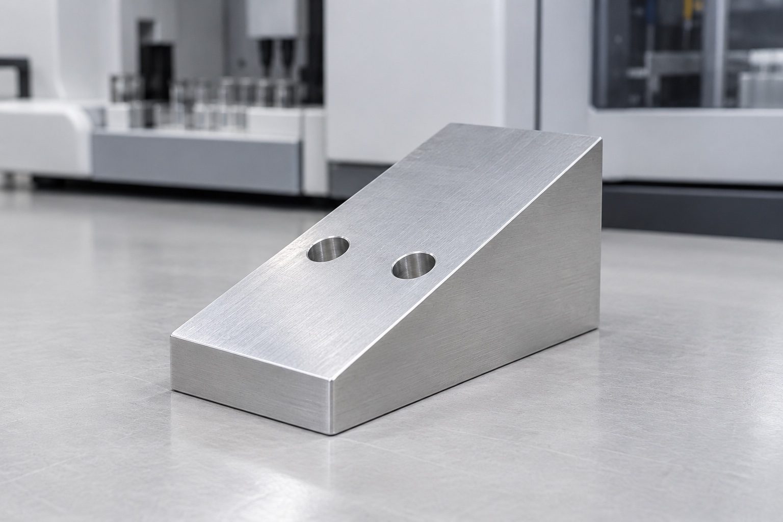 Illustrative component concept: 6061 Medical Analyzer Sensor Wedge: Representative CNC Manufacturing Example
